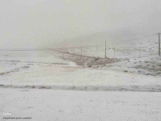 طبیعت برفی ارتفاعات و مناطق روستایی اهر