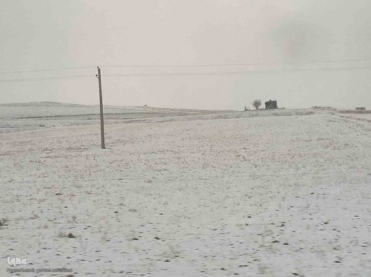 طبیعت برفی ارتفاعات و مناطق روستایی اهر
