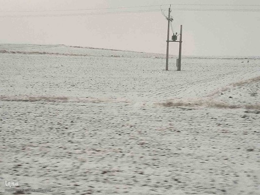 طبیعت برفی ارتفاعات و مناطق روستایی اهر