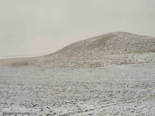 طبیعت برفی ارتفاعات و مناطق روستایی اهر