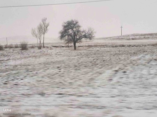 طبیعت برفی ارتفاعات و مناطق روستایی اهر