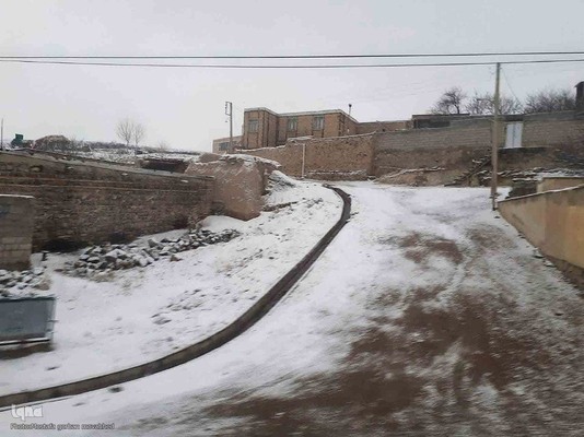 طبیعت برفی ارتفاعات و مناطق روستایی اهر