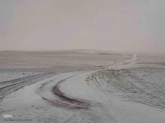 طبیعت برفی ارتفاعات و مناطق روستایی اهر