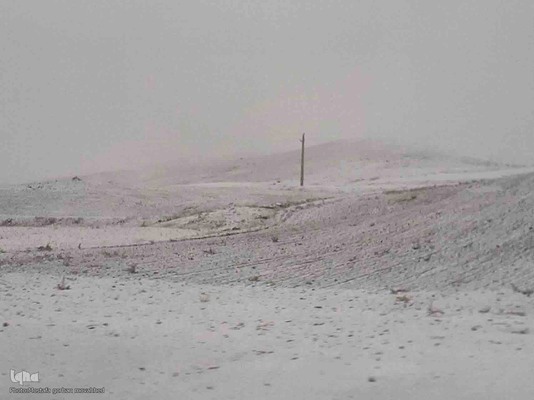 طبیعت برفی ارتفاعات و مناطق روستایی اهر