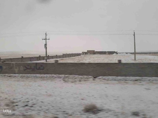 طبیعت برفی ارتفاعات و مناطق روستایی اهر