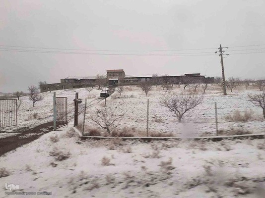 طبیعت برفی ارتفاعات و مناطق روستایی اهر