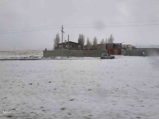 طبیعت برفی ارتفاعات و مناطق روستایی اهر