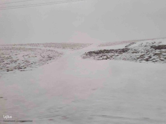 طبیعت برفی ارتفاعات و مناطق روستایی اهر