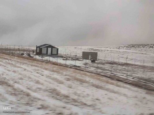 طبیعت برفی ارتفاعات و مناطق روستایی اهر