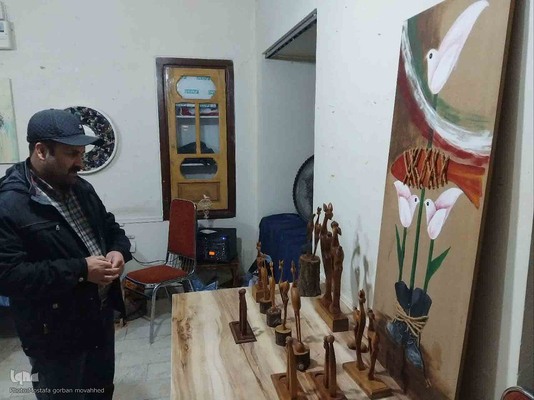 نمایشگاه صنایع دستی و هنرهای تجسمی یلدای هنر در شهرستان اهر