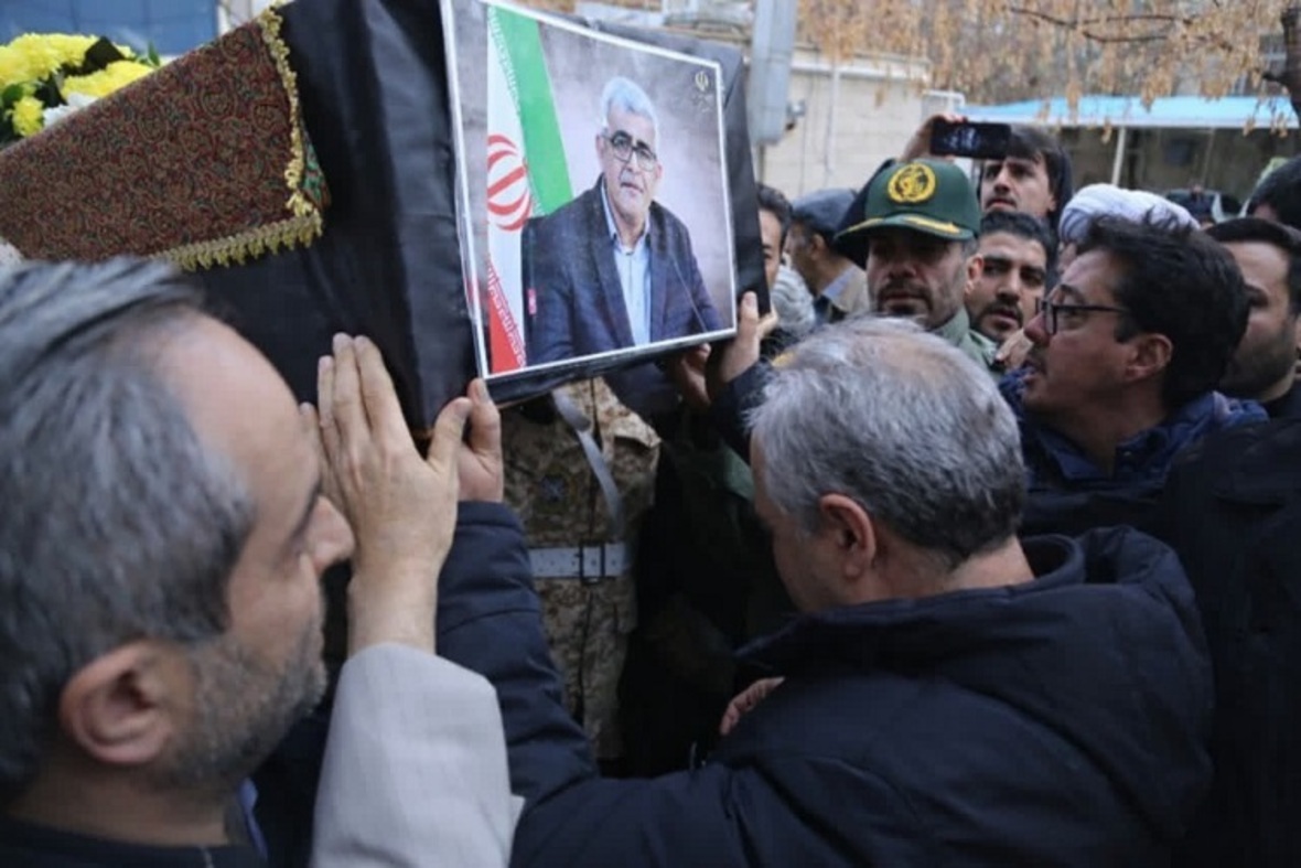 تشییع پیکر فرماندار فقید مراغه