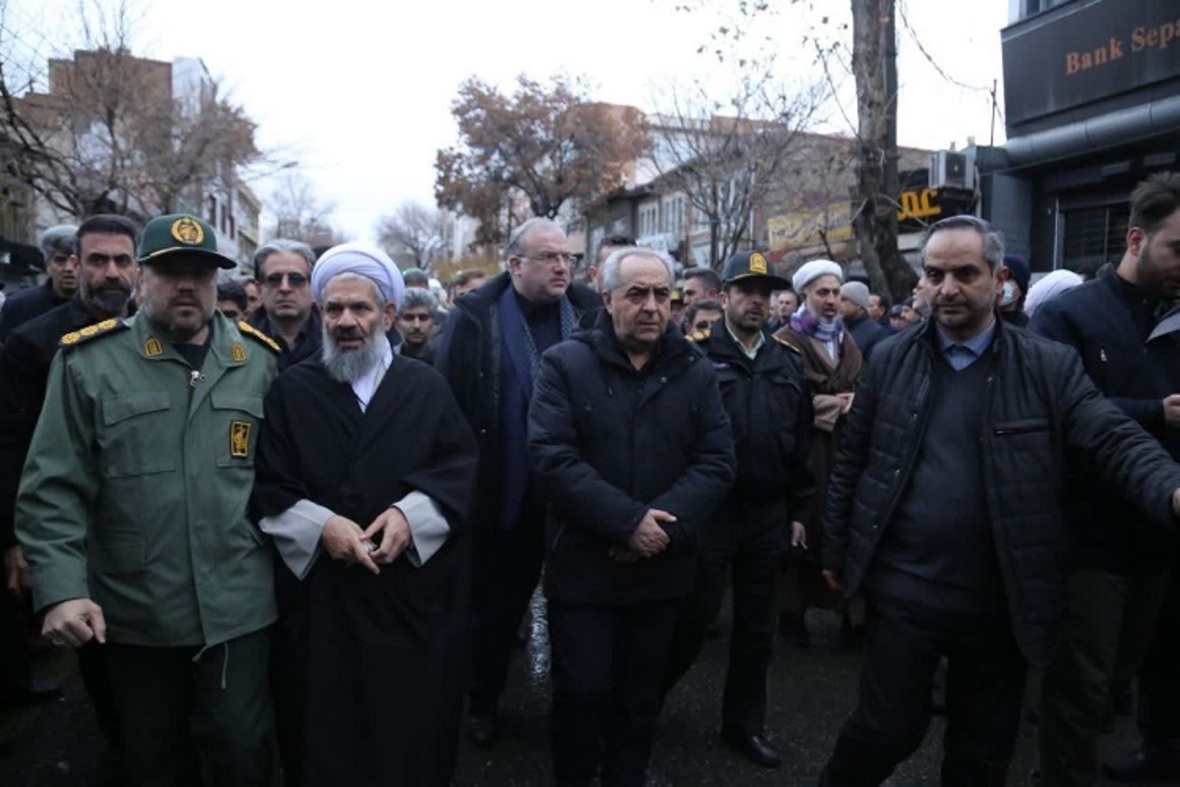 تشییع پیکر فرماندار فقید مراغه