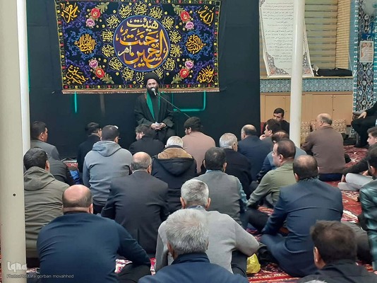 مراسم عزاداری و سینه زنی به مناسبت ایام شهادت حضرت زینب کبری(س) در اهر