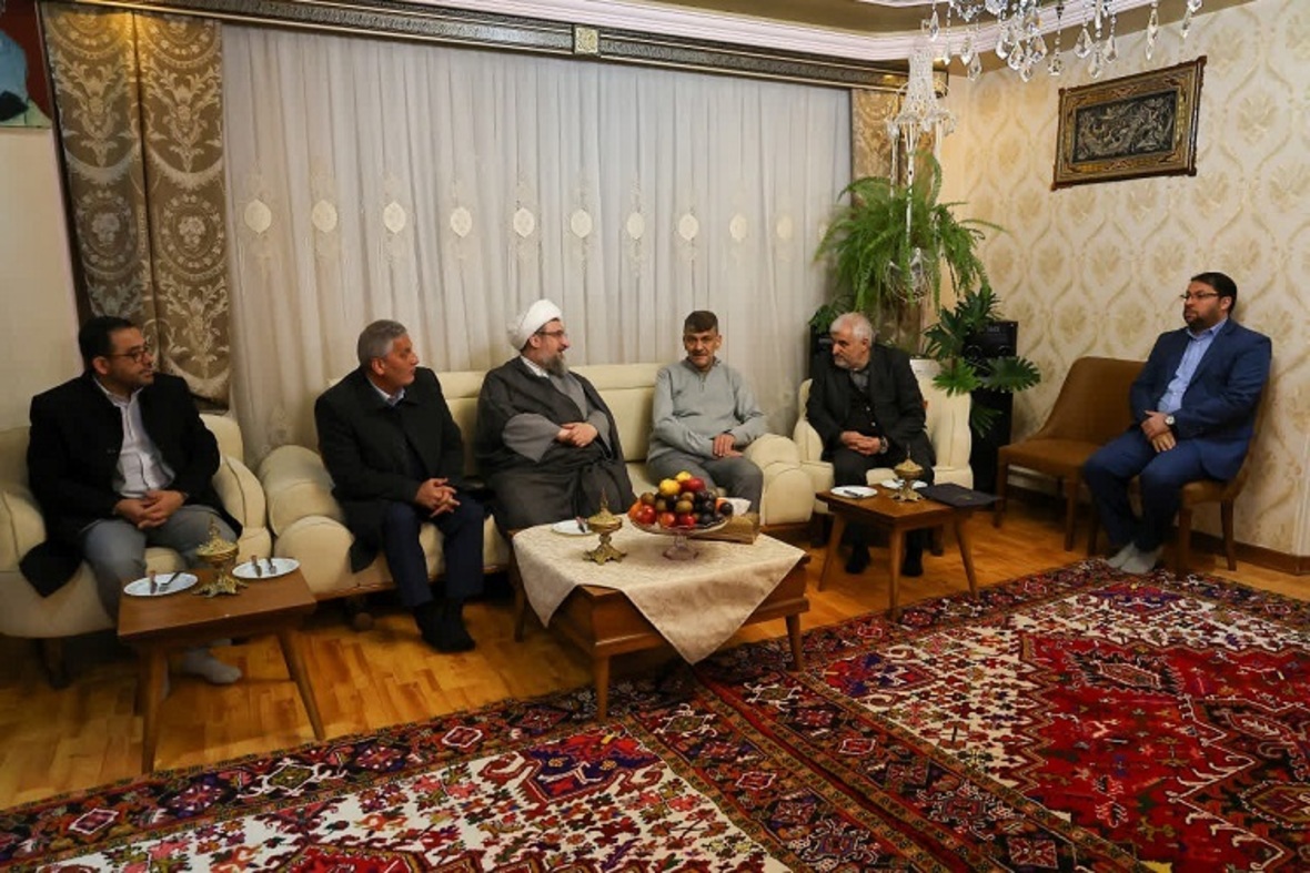 دیدار امام جمعه تبریز با سه جانباز ۷۰ درصد