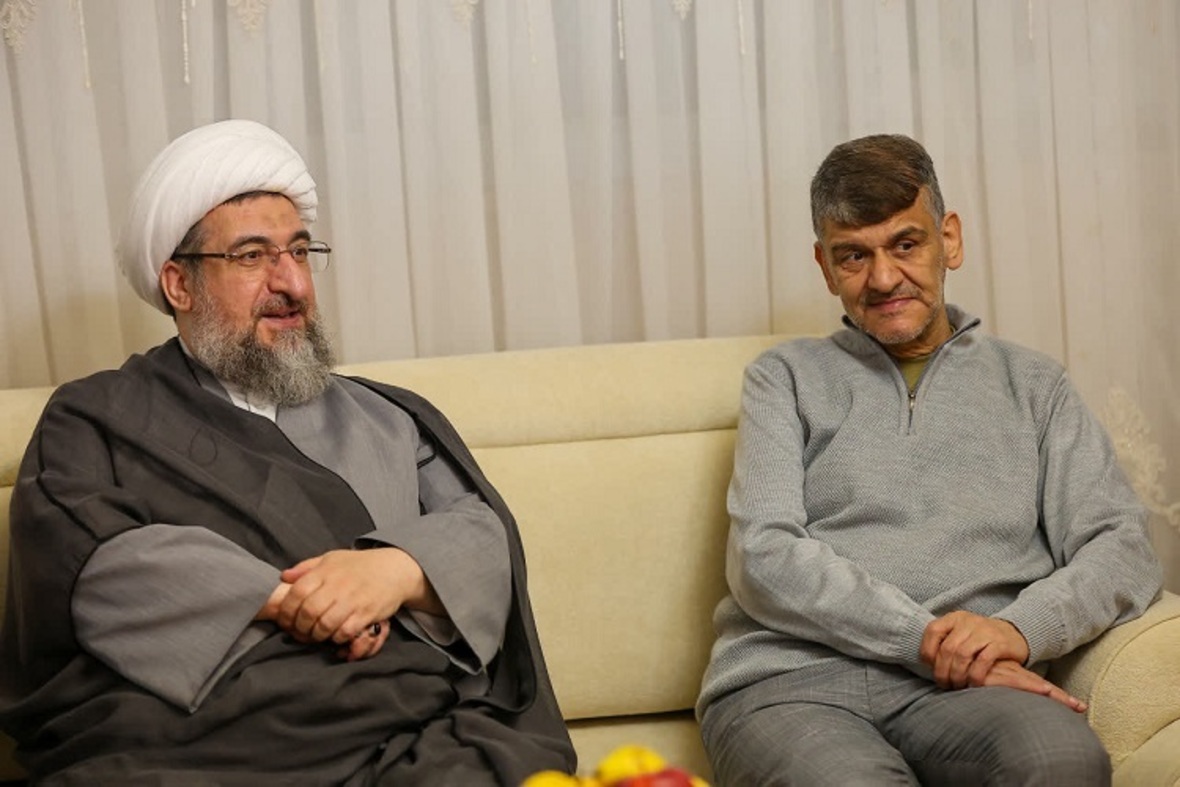 دیدار امام جمعه تبریز با سه جانباز ۷۰ درصد