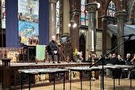 Commémoration des martyrs de Gaza par la lecture du Coran à l'église Dominicus d'Amsterdam