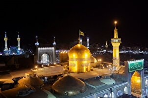 Ҳолу ҳавои ҳарами мутаҳҳари имом Ризо (Алайҳиссалом) дар шаби мелоди имом Ҳусайн  (Алайҳиссалом)