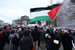 Brüksel'de İsrail karşıtı protesto düzenlendi
