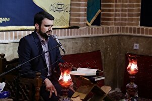 ایرانی حجاج کے اجتماع میں حمید جلیلی کی تلاوت کا ایک حصہ + ویڈیو
