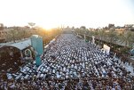 نماز عید قربان بین‌الحرمین میں ادا + ویڈیو و تصاویر
